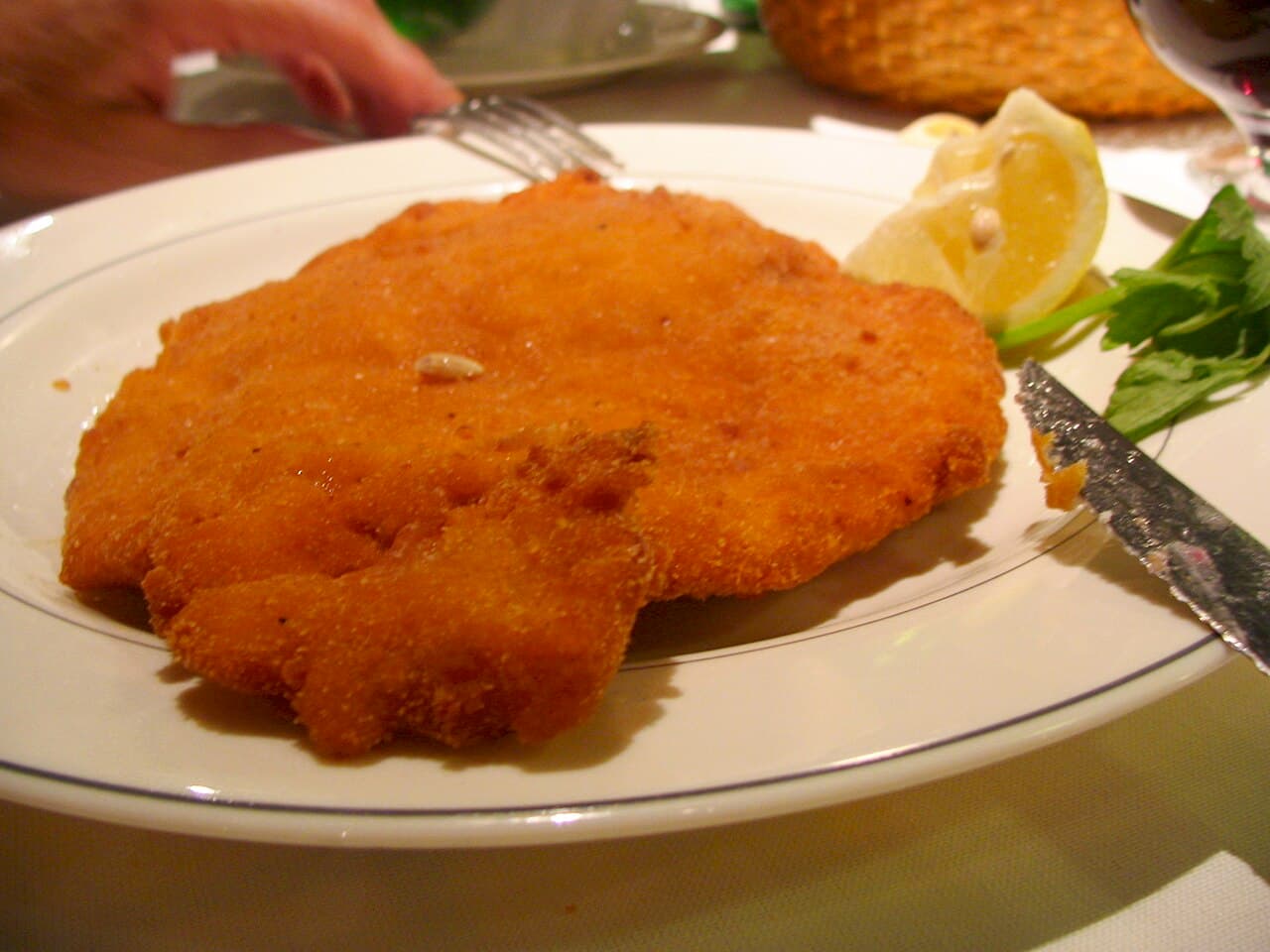Milanesa con guarnición